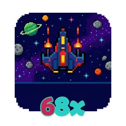 68x